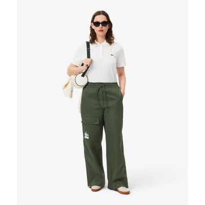 ＜LACOSTE＞アシンメトリーカーゴポケットパンツ