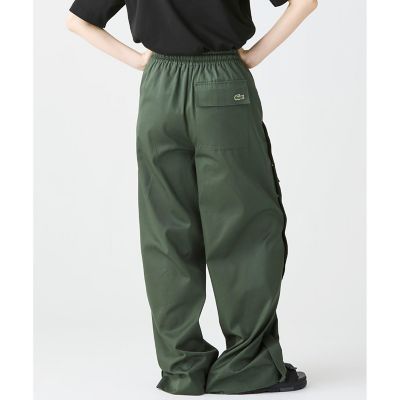 アシンメトリー ワイドストレート カーゴポケットパンツ