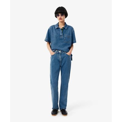 ハイウエストストレートデニムパンツ | LACOSTE/ラコステ | 三越伊勢丹