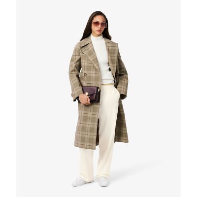 オーバーサイズフランネル タックワイドパンツ | LACOSTE/ラコステ