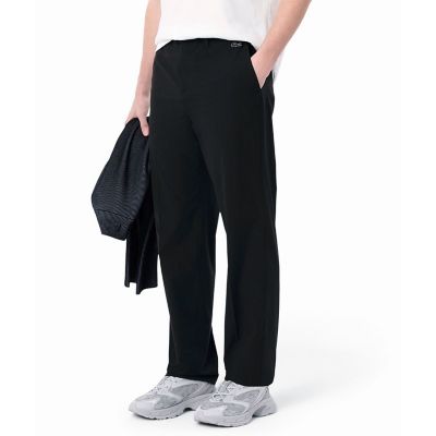 ＜LACOSTE＞撥水　テクニカルストレッチ　ルーズフィットストレートスラックスパンツ