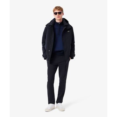 LACOSTE ラコステ スリムフィット チノパン ネイビー US32 LACOSTE チノパン オーガニックコットン ロゴピスネーム スリム