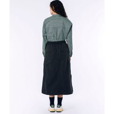 微起毛素材　撥水ナイロンカーゴスカート