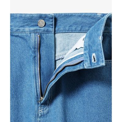 プレーンデニムマキシ丈スカート