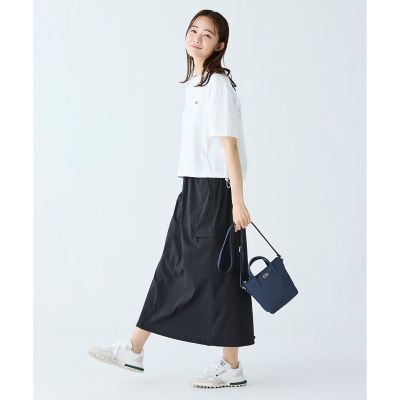 ドローストリング入りスカート