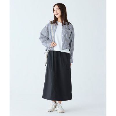 ドローストリング入りスカート
