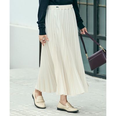 ＜LACOSTE＞変形プリーツＡラインスカート