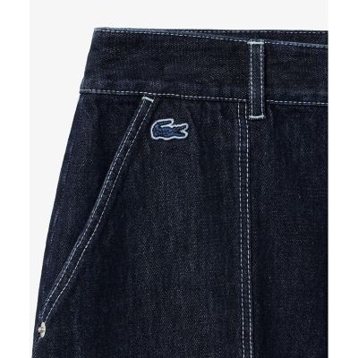 【ブラック】ベイカーデニムスカート ベイカーデニムスカート | LACOSTE/ラコステ | 三越伊勢丹オンライン