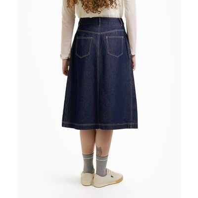 アシンメトリーデニムプリーツラップスカート | LACOSTE/ラコステ