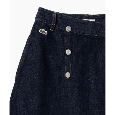 アシンメトリーデニムプリーツラップスカート | LACOSTE/ラコステ