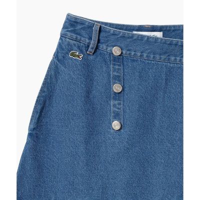 アシンメトリーデニムプリーツラップスカート | LACOSTE/ラコステ