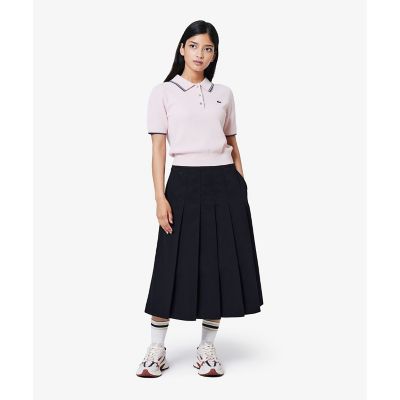 LACOSTE/ラコステ ミディプリーツスカート