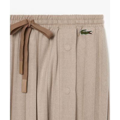 ロングプリーツフランネルスカート | LACOSTE/ラコステ | 三越伊勢丹