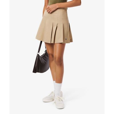 ＜LACOSTE＞ストレッチコットンプリーツスカート