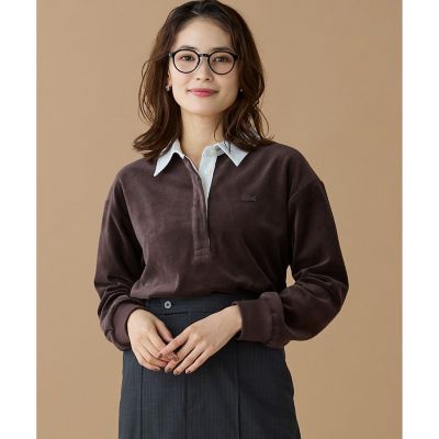 ＜LACOSTE for BEAUTY&YOUTH＞ ベロア ポロシャツ BEAUTY&YOUTH UNITED ARROWS｜<LACOSTE for BEAUTY&YOUTH> ベロア