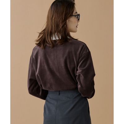 ルーズシルエット サイドスリット ベロアポロシャツ | LACOSTE