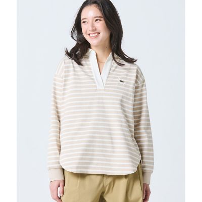 スキッパーネックラガーシャツ | LACOSTE/ラコステ | 三越伊勢丹