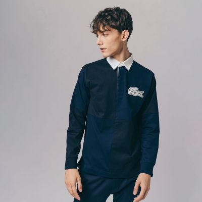 カラーブロックラガーシャツ | LACOSTE/ラコステ | 三越伊勢丹