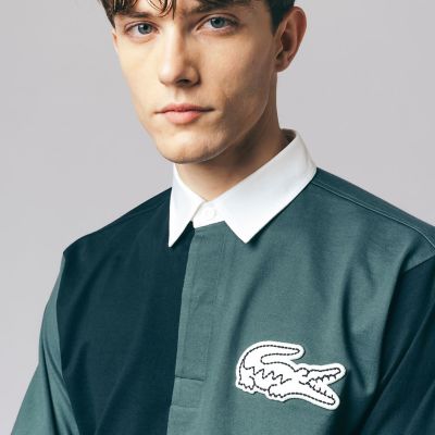 カラーブロックラガーシャツ | LACOSTE/ラコステ | 三越伊勢丹
