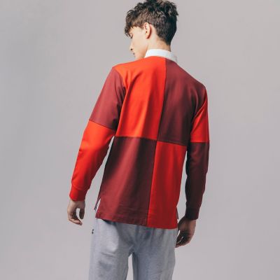 カラーブロックラガーシャツ | LACOSTE/ラコステ | 三越伊勢丹