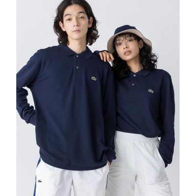 ＜三越伊勢丹/公式＞ LACOSTE/ラコステ オリジナルフィット 長袖 ポロシャツ ネイビー トップス【三越伊勢丹/公式】