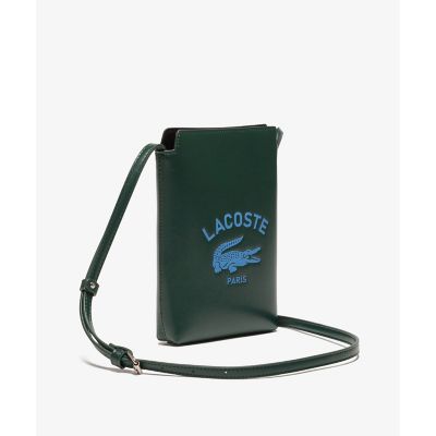 LACOSTE ジオメトリックパターン ショルダーバッグ