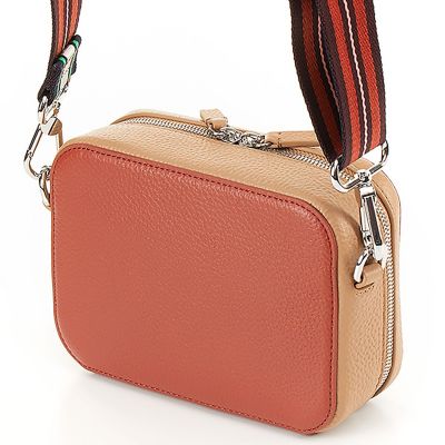 CROCO CREW SEASONAL バイカラーショルダーバッグ 