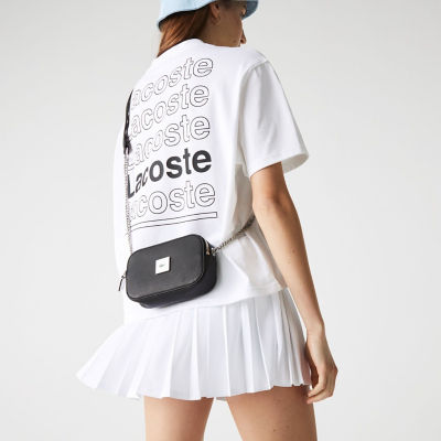 ＜LACOSTE＞ＬＣＳＴ　クロコプレートジップベルトバッグ