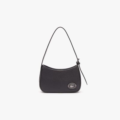 ＜LACOSTE＞オリジン　クロコ　グレインレザーショルダーバッグ