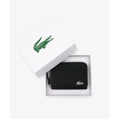 ＜LACOSTE＞デイリーライフスタイルコーテッドキャンバスジップウォレット