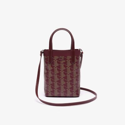 国内発☆関税込【LACOSTE】ゼリー コーテッドキャンバス トート LACOSTE / ラコステ ゼリー コーテッドキャンバスミディアム