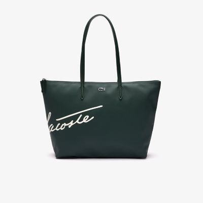 ＜LACOSTE＞Ｌ．１２．１２　コンセプトシーズナル　コーテッドキャンバスラージトートバッグ