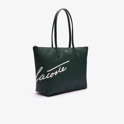 Ｌ．１２．１２　コンセプトシーズナル　コーテッドキャンバスラージトートバッグ