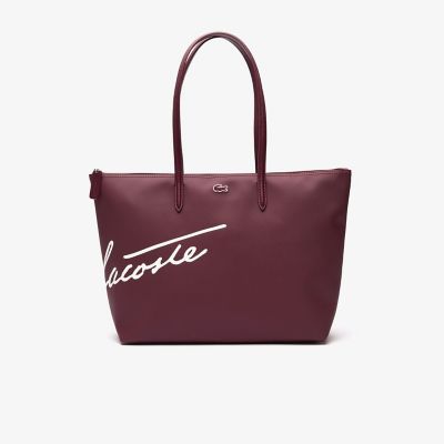 Ｌ．１２．１２　コンセプトシーズナル　コーテッドキャンバスラージトートバッグ