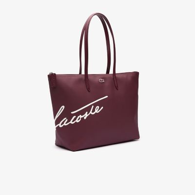 Ｌ．１２．１２　コンセプトシーズナル　コーテッドキャンバスラージトートバッグ