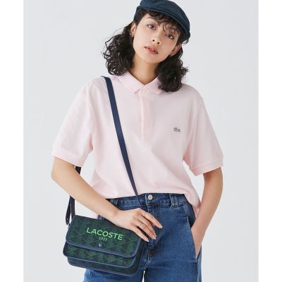 ヘリテージキャンバス　ジャガードモノグラムフラップショルダーバッグ