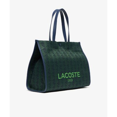 ヘリテージキャンバス ジャガードラージトートバッグ | LACOSTE