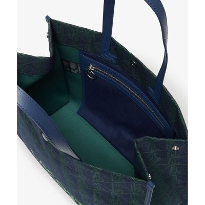 ヘリテージキャンバス ジャガードラージトートバッグ | LACOSTE