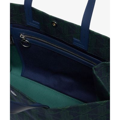 LACOSTE☆ヘリテージ ラージ トートバッグ LACOSTE トートバッグ ヘリテージキャンバス テニススタイル