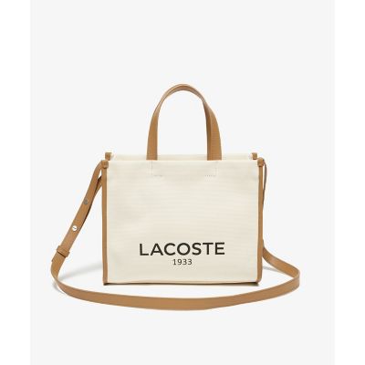 【LACOSTE】◆ヘリテージ コットンキャンバストート◆正規品◆ ヘリテージキャンバス コットンキャンバストート | LACOSTE