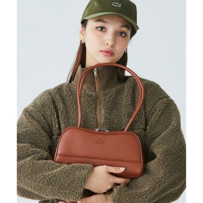 ローラレザーショルダーバッグ