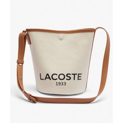 ＜LACOSTE＞ヘリテージキャンバス　バケットバッグ