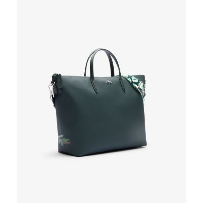 ＜LACOSTE＞ホリデイ　ピケラージトートバッグ　大容量　Ｓｉｚｅ：　Ｌ３５　ｘ　Ｈ３０　ｘ　Ｄ１４　ｃｍ