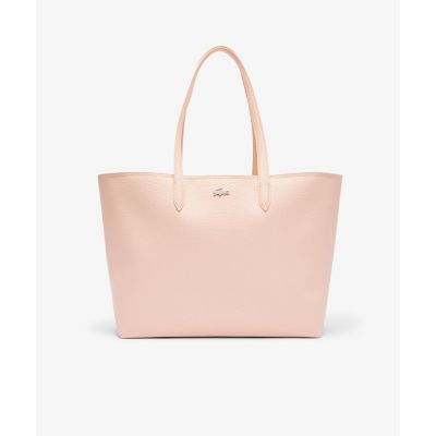 ☆LACOSTE☆ ストライプショッパーバッグ Women's L.12.12 Large Striped Piqué Canvas Tote - Bags - New