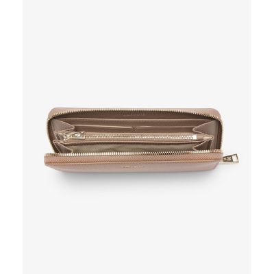 シャンゼリゼ ラウンドジップレザーロングウォレット | LACOSTE