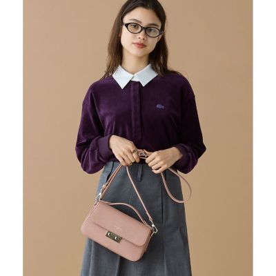 シャンゼリゼ レザーショルダーバッグ ／ ハンドバッグ | LACOSTE