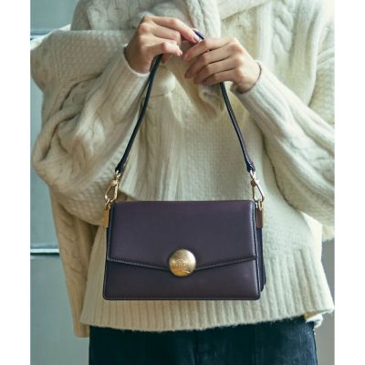 ラコステ（LACOSTE）/テニスブリス レザーミディアムショルダーバッグ ダブルストラップ 2WAY テニスブリス レザーミディアムショルダーバッグ ダブルストラップ