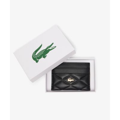 ＜LACOSTE＞クロコダイル　キルティングレザーカードケース