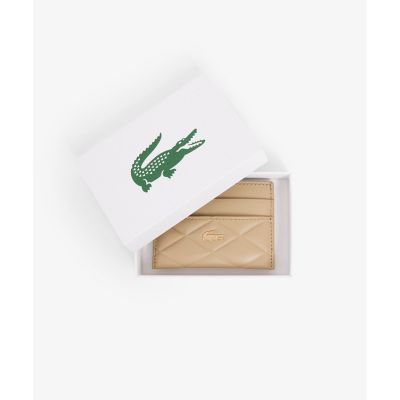 クロコダイル キルティングレザーカードケース | LACOSTE/ラコステ