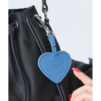 ＜LACOSTE＞ハートチャームキーホルダー